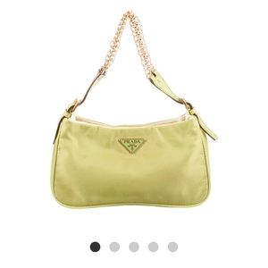 Green Prada Nylon Mini Bag 🍈
